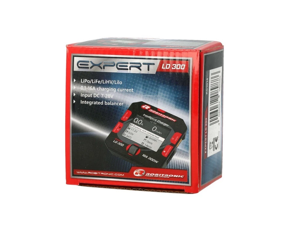 Cargador Robitronic Expert LD 300 LiPo 1-6s 16A 300W DC R01014  Foto 4 de 4