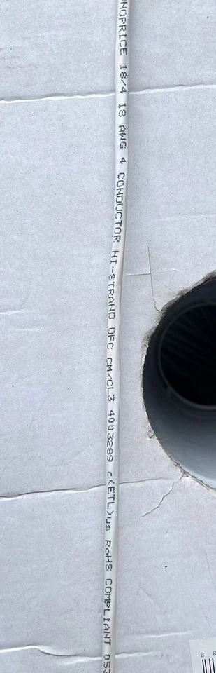 monoprice 18/4 28awg 4 conductor hi-strand ofc 532FT - Image 3 of 3