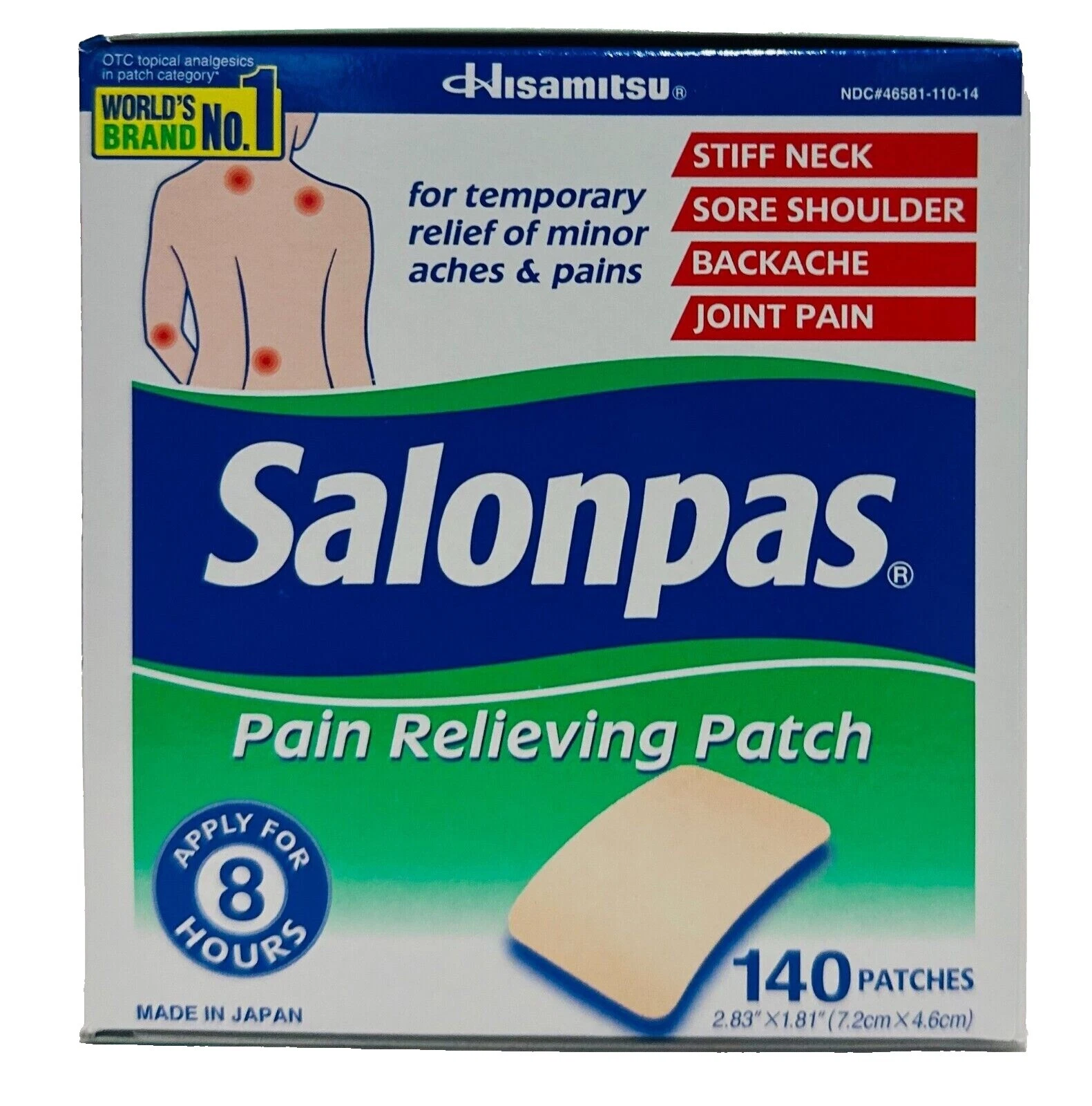 Salonpas Gel Over-The-Counter Pain & Fever Relief Medicine