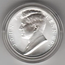 2015 John F Kennedy 999 SILVER Chronicles Uncirculated Medal COIN UniteS ASE JFK