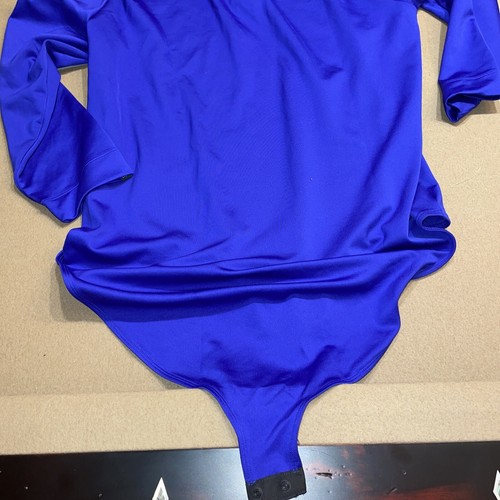 Nike Women's UV Long Sleeve Golf Bodysuit cz6710 color concord Large - Picture 6 of 7