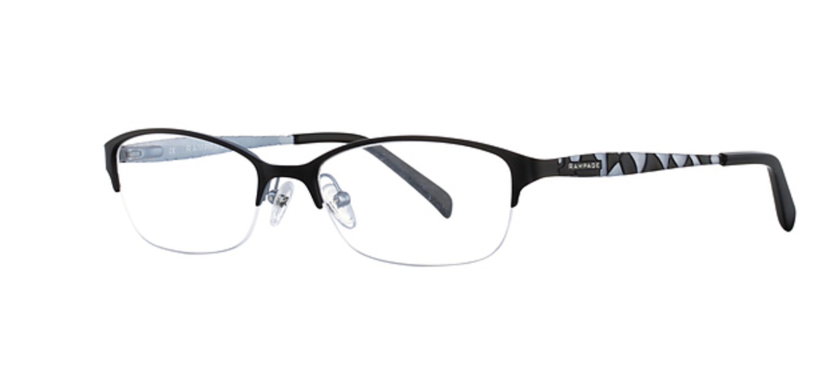 Rampage R174 Metal Eyeglasses Frames 51-17-135 Women's Black