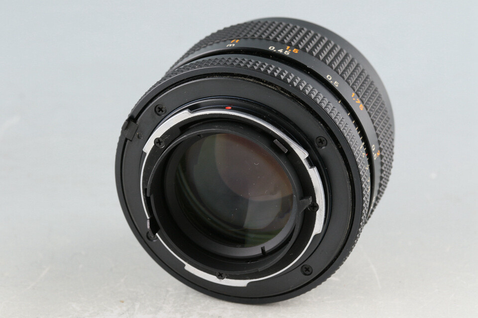 Contax Carl Zeiss Planar T* 50mm F/1.4 MMJ Lens for CY Mount Contax Carl Zeiss Planar T* 50mm F/1.4 MMJ Lens for CY Mount