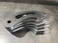 Qt 6 HEAVY DUTY BBQ smoker Hinge 7.25” Long 1/2 Hole 3/8” Thick Laser Cut.