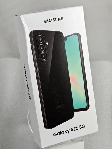 Samsung Galaxy A26 5G- (SM-A266U1)-Black-128GB-NEW-Open Box - Picture 1 of 7