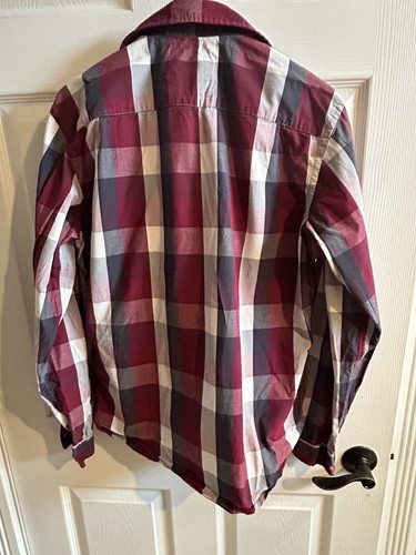 2 Men’s Small American Eagle Plaid Shirts - Picture 2 of 6