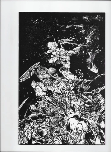 The Moon is Following Us #1 Johnson Virgin 1:50 Raw Art Variant Cover D