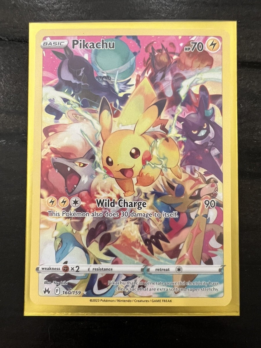 Pokémon  version argento ITA版　正規品 Pikachu 160/159 Crown Zenith Full Art Secret Rare Pokemon