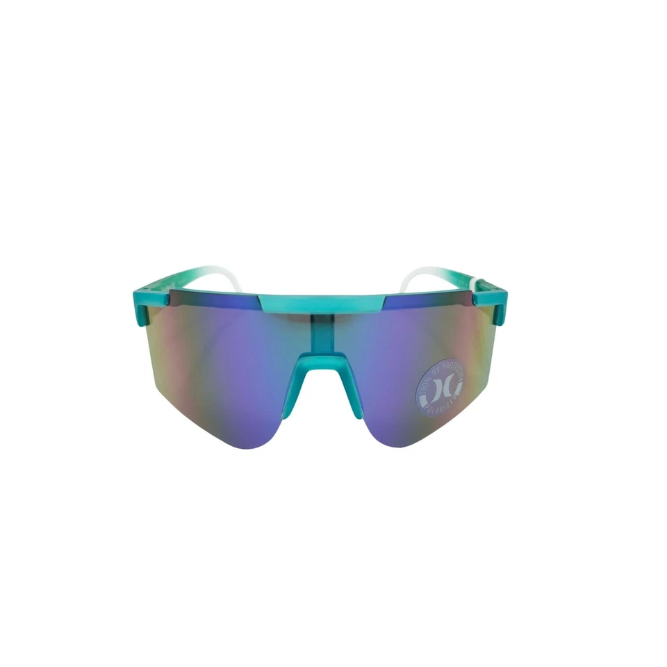 Солнцезащитные очки Hurley Semi Rimless Shield цвет Aqua Blue Gradient 100% УФ-поляризованные