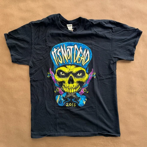 It's Not Dead Punk Rock Concert Festival Vintage T-Shirt Bla Vintage vintage concert t-shirt, vintage, size M, single stitch, B+ condition