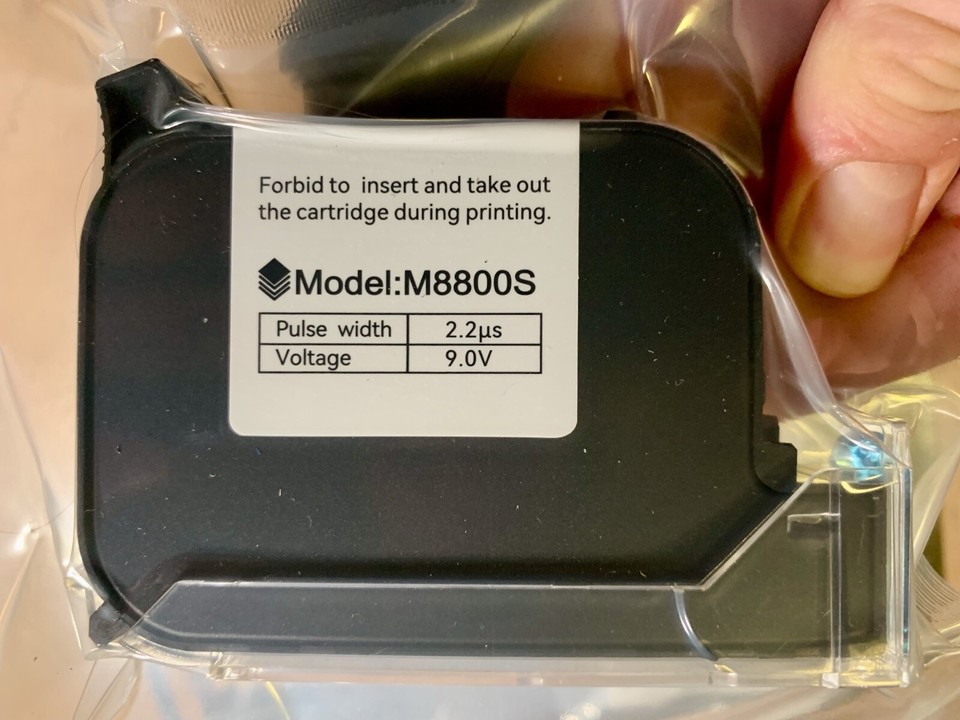 Handheld Inkjet Printer Date QR Code Barcode Printing Logo Label