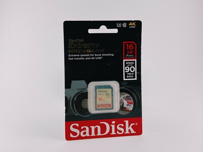 NEW Sandisk Extreme SDHC UHS-I 4K UHD Class 10 90MB/s