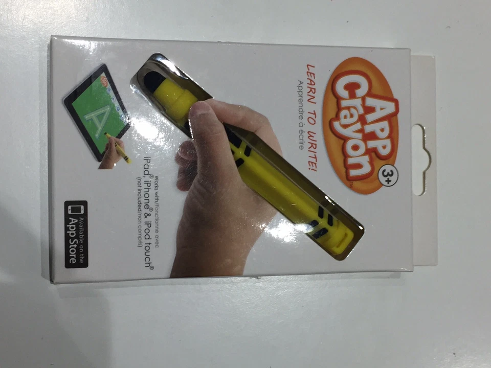 Dano App Crayon Stylus Iphone Ipad Touch Pencil Pen Yellow Drawing Kids Learning - Image 4 of 4