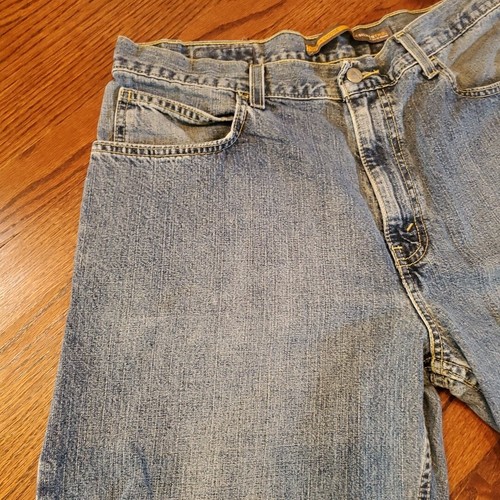 Levis Silvertab Mens 34x35 Actual Blue Jeans Low And Loose Fit Baggy Skater Y2K - Picture 9 of 22