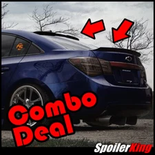 SpoilerKing 284RC/284M Rear window & trunk lip spoiler Fits: Chevy Cruze 2010-16