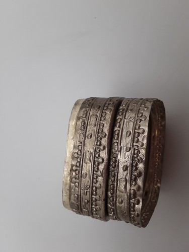 Vintage Chinese Silver Metal Blue & White Porcelain Shard Trinket Box - Picture 7 of 18