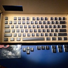 87 Key Pudding Keycaps, Black PBT