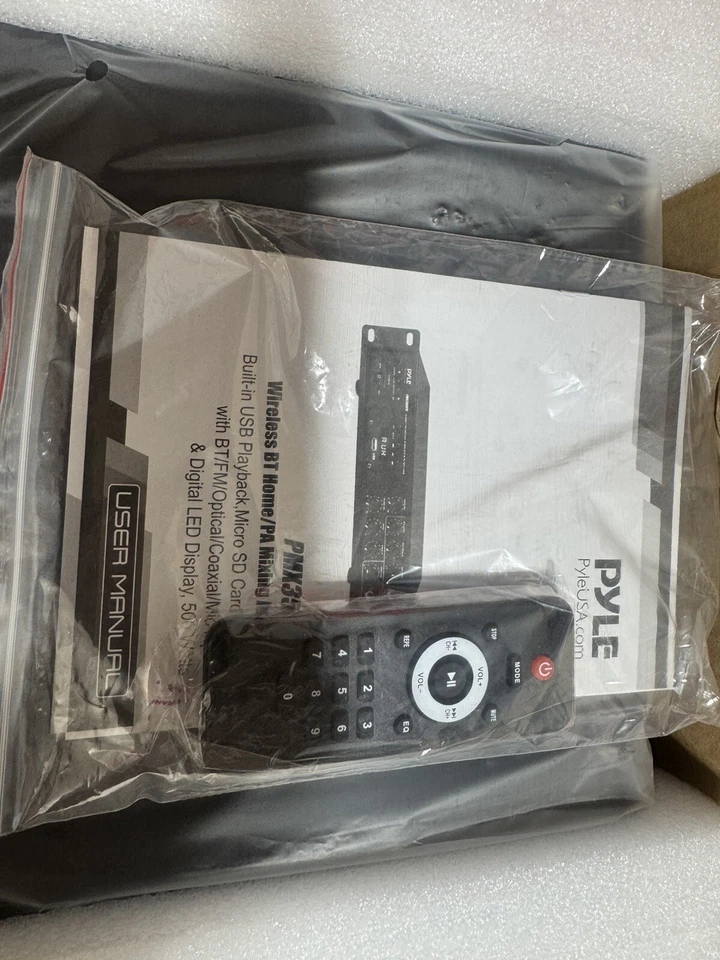 Pyle PMX3500PH Bluetooth Home/PA Mixing Amplifier - Built-in USB Playback - Image 2 of 2