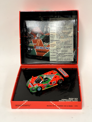 1/43 Minichamps Mazda 787 B winner 1991 24 H of Le Mans Gift Box