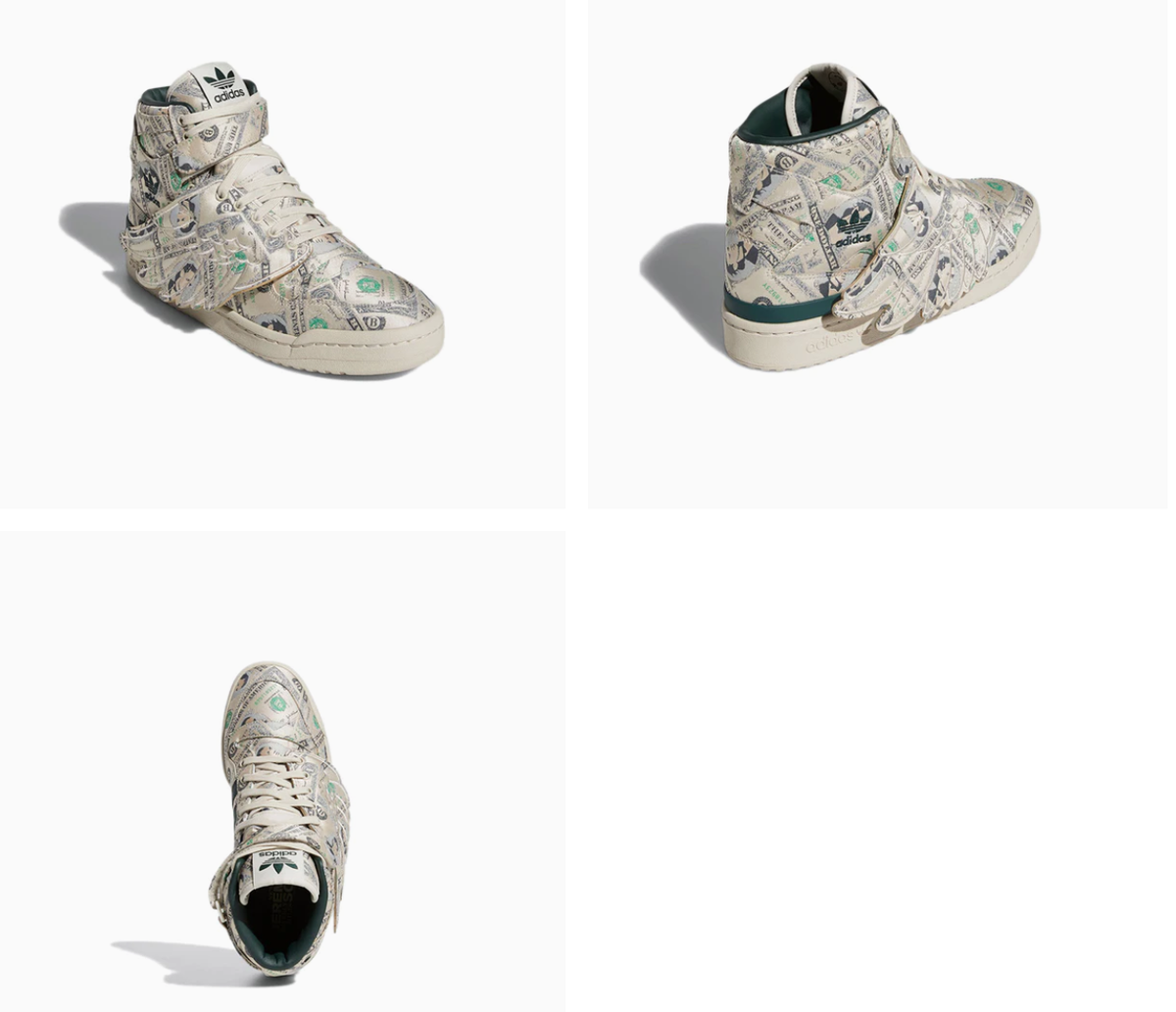 adidas ×Jeremy scott スニーカー Jeremy Scott × adidas】Forum Wings 1.0 Low & Hi “Money”が