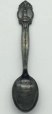 Vtg TH Marthinsen Norway EPNS Pennsylvania Harrisburg Phila 4" Souvenir Spoon