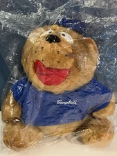 Campbell's Soup Exclusive Plush Teddy Bear Still In Packing 12” Advertising