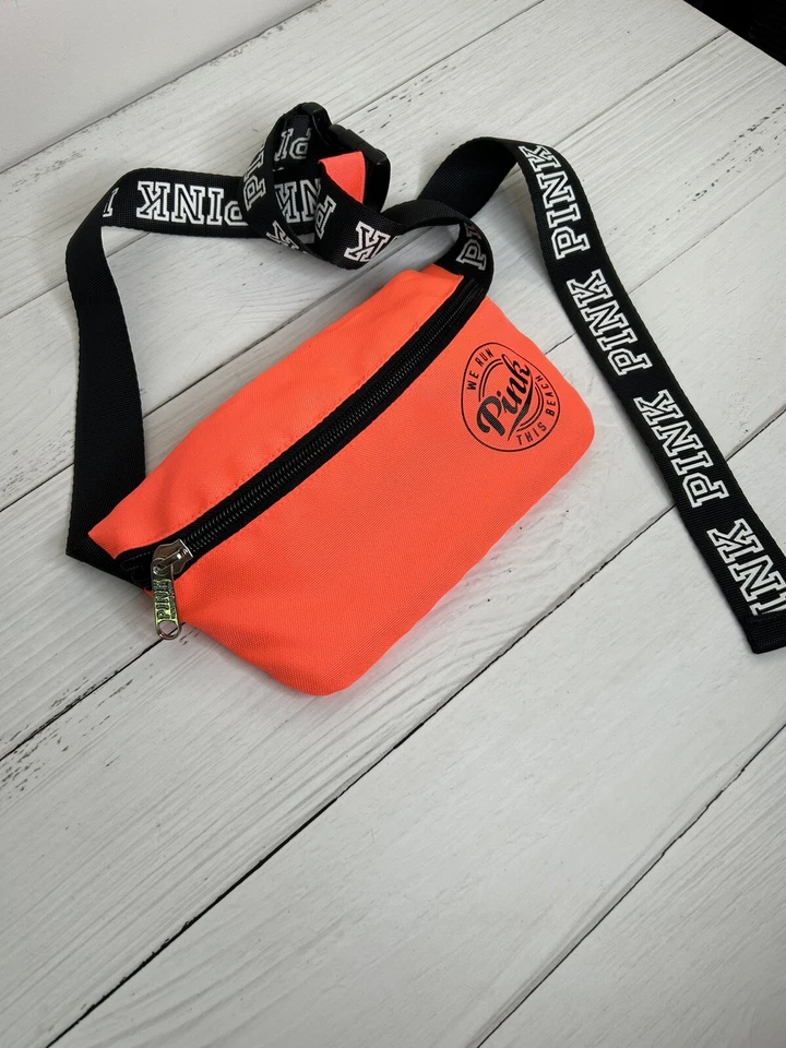 Riñonera Victoria’s Secret ROSA Cintura Ajustable Pack Corremos Esta Playa Y2K Foto 2 de 4