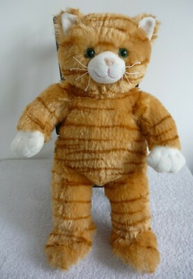 large ginger cat soft toy