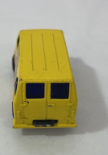 Bedford Rainbow Van Diecast Car Blue Windows Bubble Side Vintage - Picture 8 of 15