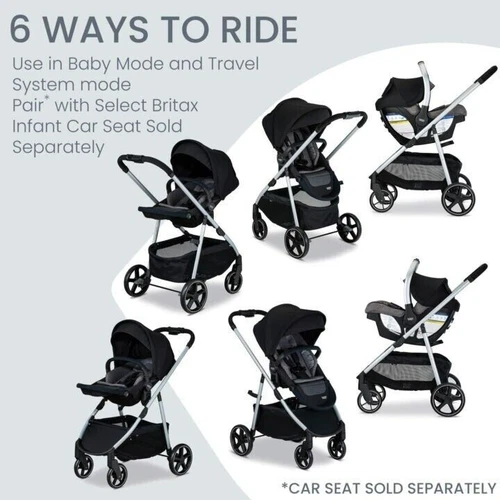 Britax Grove Modular Stroller, Lightweight Stroller with CozyFit Insert , more - Picture 5 of 6