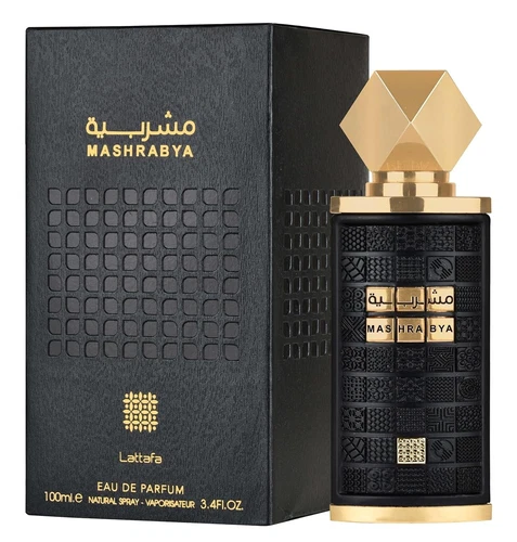 Lattafa Mashrabya for Unisex Eau de Parfum Spray, 3.4 Ounce / 100 ml