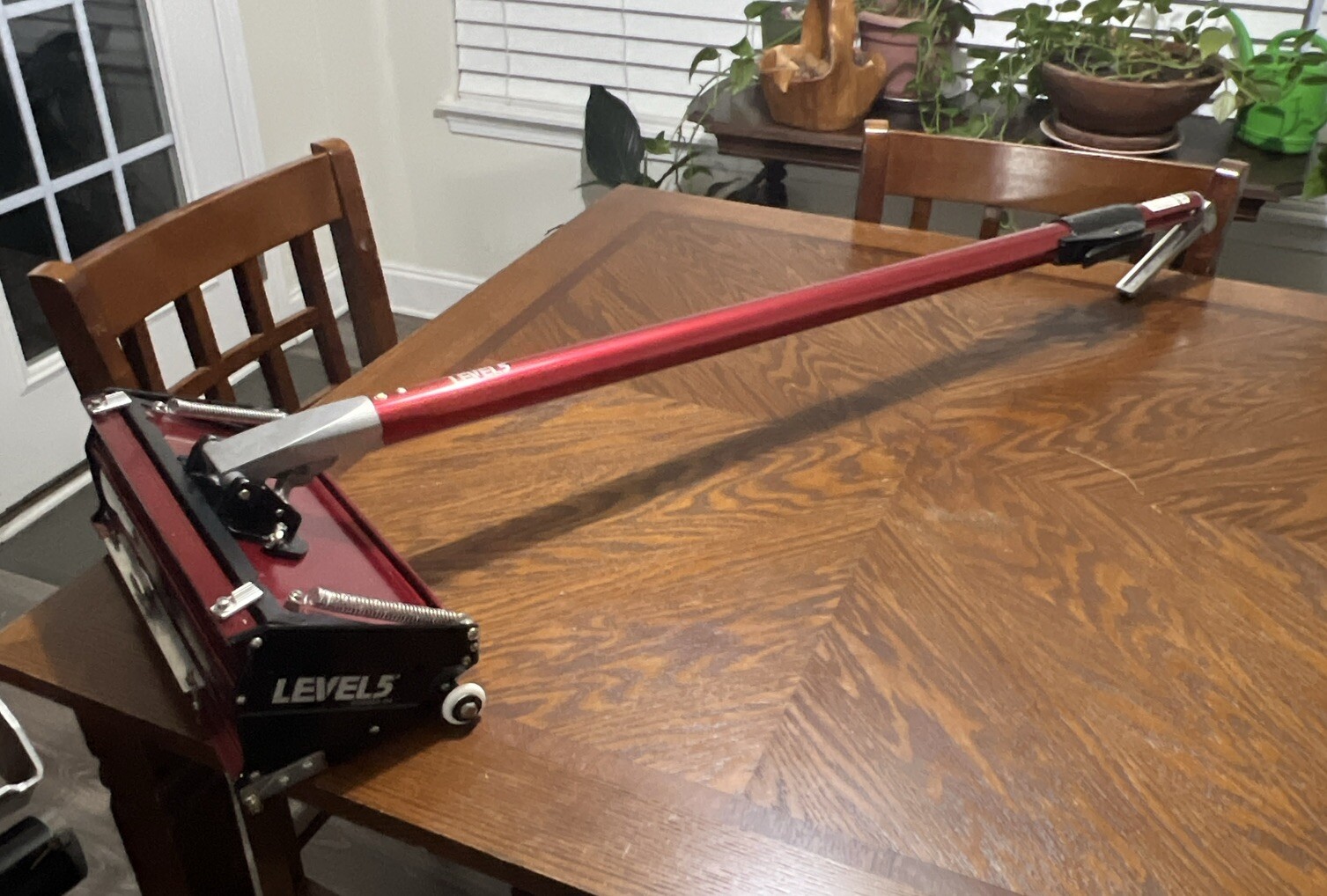 LEVEL 5 drywall tools set used W/ Flat Boxes, Minishot, Angle Heads, Pump. eBay