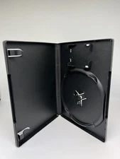 10 SONY PLAYSTATION 2 REPLACEMENT GAME CASE, BLACK, MEMORY CARD HOLDER, PS2+MEMO