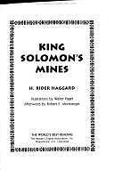 King Solomon's Mines; World's Best R- H Rider Haggard, 0895775530, imitation lea