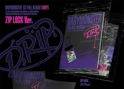 BABYMONSTER DRIP 1st Full Album 2 Ver SET/2 CD+2 Photo Book+ BABYMONSTER DRIP 1st Full Album 2 Ver SET/2 CD+2 Photo Book+