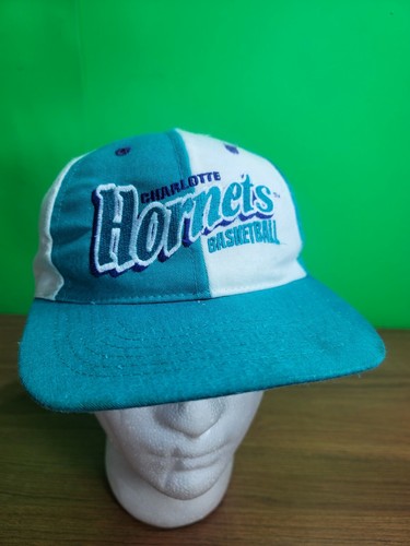Vintage Charlotte Hornets 90s hat. Made in USA. (H12) - Picture 2 of 12