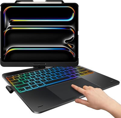 Wireless Keyboard Case For iPad Air 13 M2 2024 iPad Pro 12.9 2022 2021 2020 2018