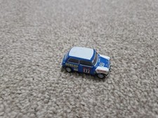 1/72 CARARAMA CLASSIC RACING MINI COOPER RALLY #17 BLUE/WHITE DIECAST MODEL CAR