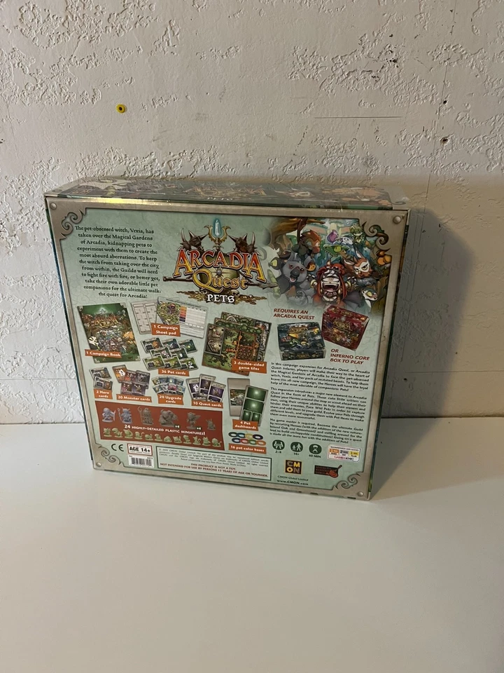 New Arcadia Quest Pets Board Game Expansion - Cool Mini or Not - Image 2 of 2