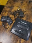 Black Sega Genesis Model 2 Mk-1631A System Complete and Tested