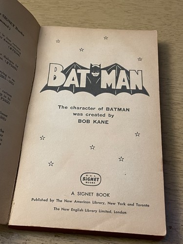 Vtg 1966 Batman Signet Book Original Caped Crusader Adventures D2939 First Print - Picture 14 of 24