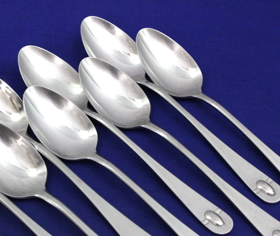 JUEGO DE 11 CUCHARADITAS SATINADAS JÚPITER ONEIDA 18-10 ACERO INOXIDABLE COREA 6-3/8 pulgadas Foto 4 de 4