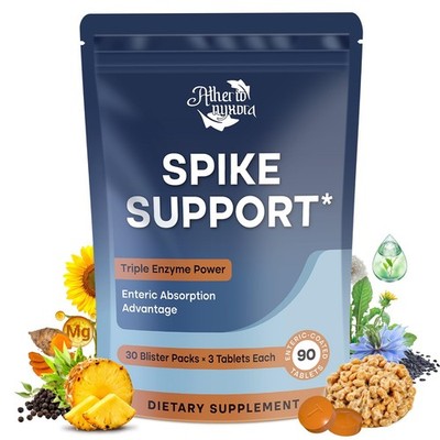 Atherionyxora Spike Detox   Nattokinase Supplement 90 Count (Pack of 1)