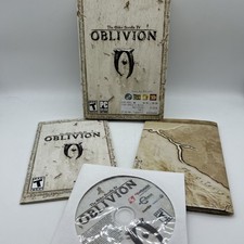 Elder Scrolls IV Oblivion PC Empty Game Box Manual, Maps, Inserts, with Holder