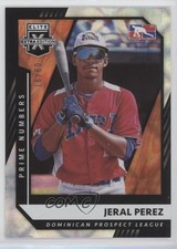 2021 Panini Elite Extra Edition Prime Numbers B 16/60 Jeral Perez #199 8d2