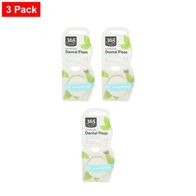 365 By WFM, Expanding Dental Floss,Flavor With Beeswax Coating,55 Yds-3 Pack