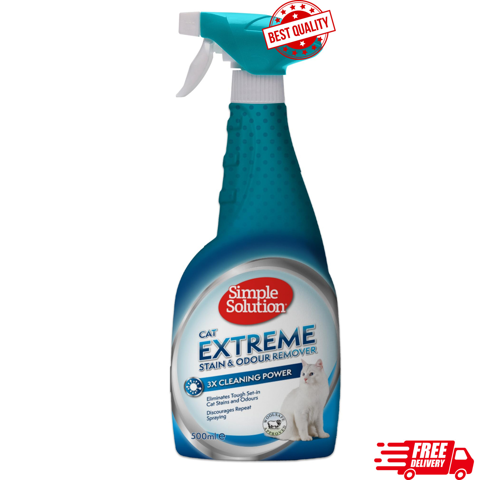 Simple Solution Cat Extreme Stain & Odour Remover | Size: 500Ml - Image 8