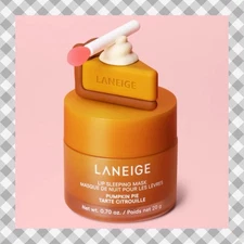Laneige PUMPKIN PIE Lip Sleeping Mask & TOPPER Set Ltd Ed Rare ••BNIB••🎁