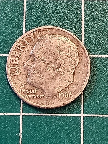 US Coin 1966 Dime No Mint - Good Coin - Free Shipping - Item B6