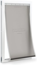 Petsafe Freedom Aluminum Dog Door X-Large White Fits Dogs Up To 220 Lbs